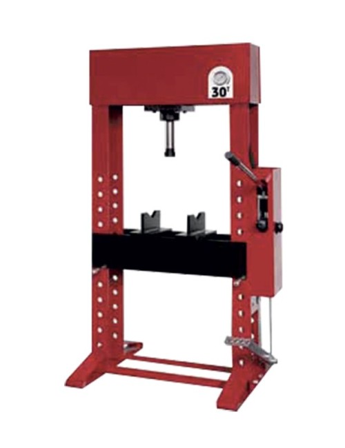 Hydraulische Werkplaatspers 50T Met Mobiele Zuiger, Voetbediening En Lier